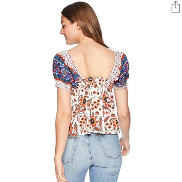 Joie Colorful Boho Top size Medium - Picture 2 of 10